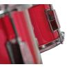 imageMusic Alley 3 Piece Kids Drum Set with Drum Sticks ampamp Drum Throne SeatMetallic Red