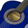 imageMusic Alley 34 Inch Junior Classic Acoustic Guitar with Lessons ampamp String StickersBlue