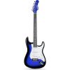 imageRockJam 6 String Electric Guitar Kit Right Blue ampamp Blue FullSize EG1BLSKV
