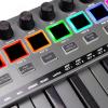 imageRockJam 61Key Compact Keyboard Piano with LED Display Keynote Stickers ampamp Lessons25 Key Midi