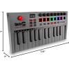 imageRockJam 61Key Compact Keyboard Piano with LED Display Keynote Stickers ampamp Lessons25 Key Midi