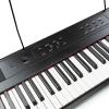 imageRockJam 61Key Compact Keyboard Piano with LED Display Keynote Stickers ampamp Lessons88Key Digital Piano Button Edition