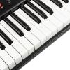 imageRockJam 61Key Compact Keyboard Piano with LED Display Keynote Stickers ampamp LessonsCompact 61 Key