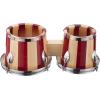 imageRockJam 7quot and 8quot Bongo Drum Set with Padded Bag and Tuning KeyRed  Natural