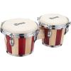 imageRockJam 7quot and 8quot Bongo Drum Set with Padded Bag and Tuning KeyRed  Natural
