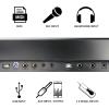 imageRockJam 88Key Digital Piano with SemiWeighted Keys Lessons ampamp Keynote StickersModern