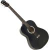 imageRockJam Acoustic Guitar Kit with Stand Tuner Gig Bag Strap Picks Spare Strings ampamp LessonsBlack
