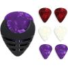 imageRockJam Guitar Accessory Kit with Hanger Capo String Winder Fret Cleaner Spare Strings ampamp LessonsStand