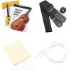 imageRockJam Premium Soprano Ukulele Kit with Tuner Gig Bag Strap Picks ampamp Spare Strings 4 Right Natural Full RJUK712SNConcert