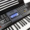 imageRockJam RJ761 61 Key Keyboard Piano with Keyboard Bench Digital Piano Stool Sustain Pedal Headphones ampamp Lessons61 Key Kit with LCD Display