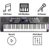 imageRockJam RJ761 61 Key Keyboard Piano with Keyboard Bench Digital Piano Stool Sustain Pedal Headphones ampamp Lessons61 Key Kit with Pitch Bend