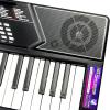imageRockJam RJ761 61 Key Keyboard Piano with Keyboard Bench Digital Piano Stool Sustain Pedal Headphones ampamp Lessons61 Key Kit with Pitch Bend