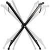 imageRockJam Xfinity HeavyDuty DoubleX PreAssembled Infinitely Adjustable Piano Keyboard Stand with Locking StrapsDouble Braced Keyboard Stand