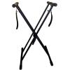imageRockJam Xfinity HeavyDuty DoubleX PreAssembled Infinitely Adjustable Piano Keyboard Stand with Locking StrapsPreAssembled Double Braced Keyboard Stand