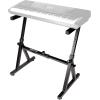 imageRockJam Xfinity HeavyDuty DoubleX PreAssembled Infinitely Adjustable Piano Keyboard Stand with Locking StrapsZShaped Heavy Duty Keyboard Stand