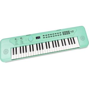 imageRockJam 49 Key Keyboard PianoSheet Music Stand Piano Note Stickers ampamp Simply Piano LessonsMint Green